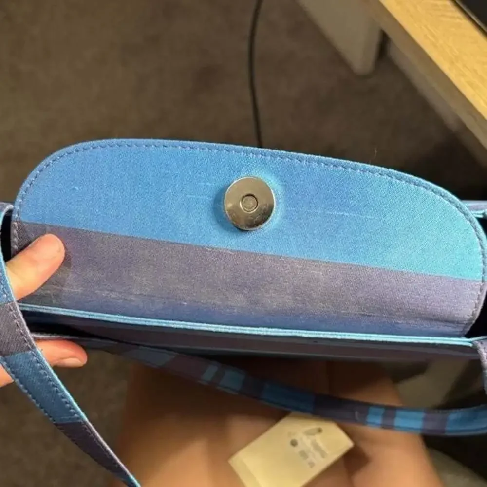 Kate Spade Raw Silk Vintage Striped Tote